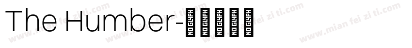The Humber字体转换